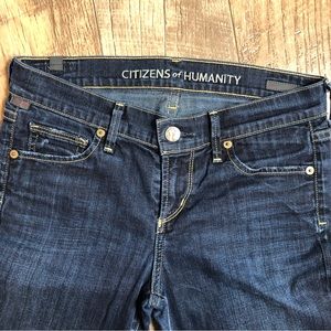 Citizens Of Humanity Ava Jeans Low rise straight leg Size 25 dark wash